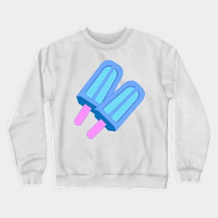 blue ice cream Crewneck Sweatshirt